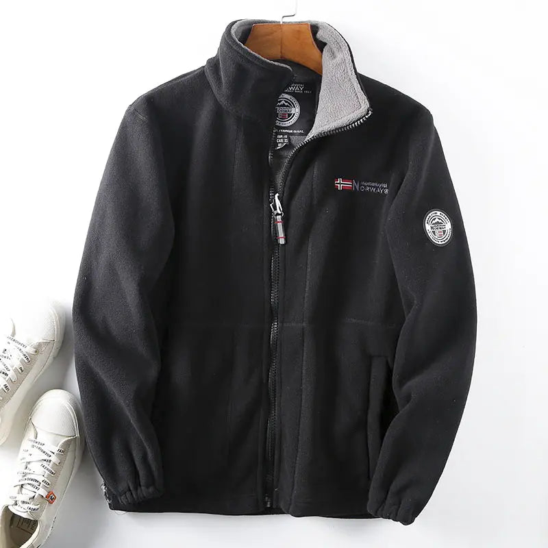 Chaqueta de forro polar de doble capa