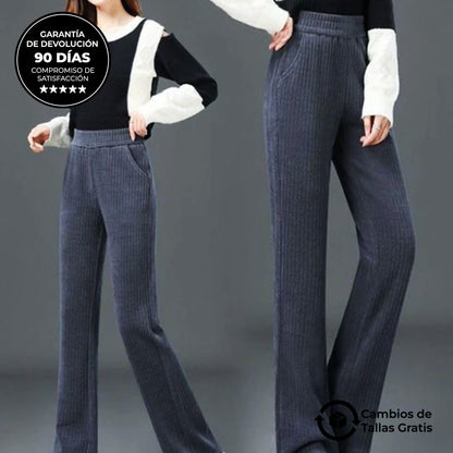 Pantalones con Cinturilla Elástica Versátiles para Mujer
